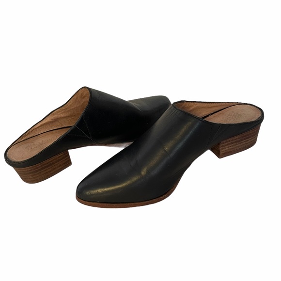 Madewell Shoes - Madewell Barlow Black Mule Slip On Size 7